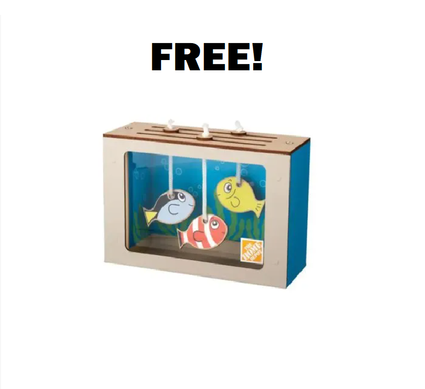 Image FREE Fish Tank Activity Kit at Home Depot