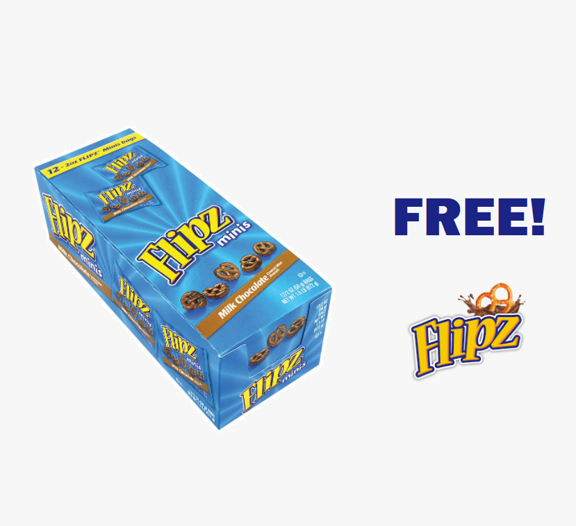 Image FREE Case of Flipz Chocolate Pretzels