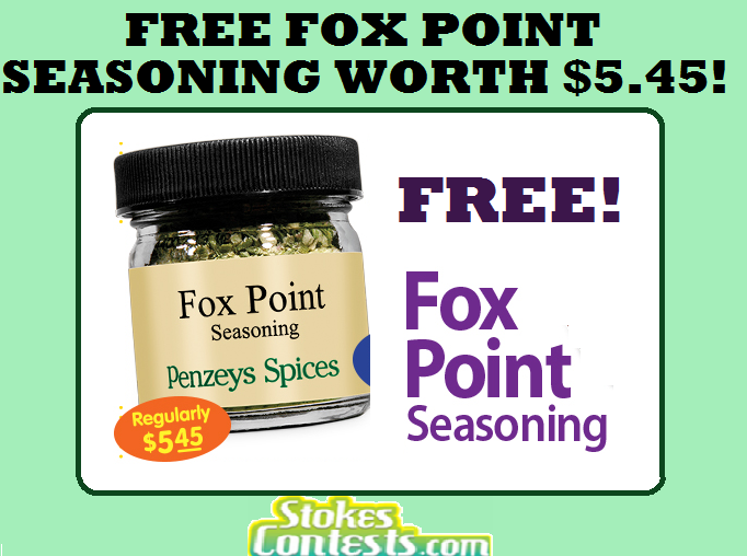 Image FREE Fox Point Seasoning Worth $5.45!