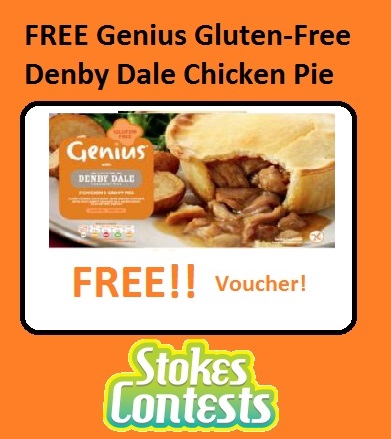 Image FREE Genius Gluten-FREE Denby Dale Chicken & Gravy Pies