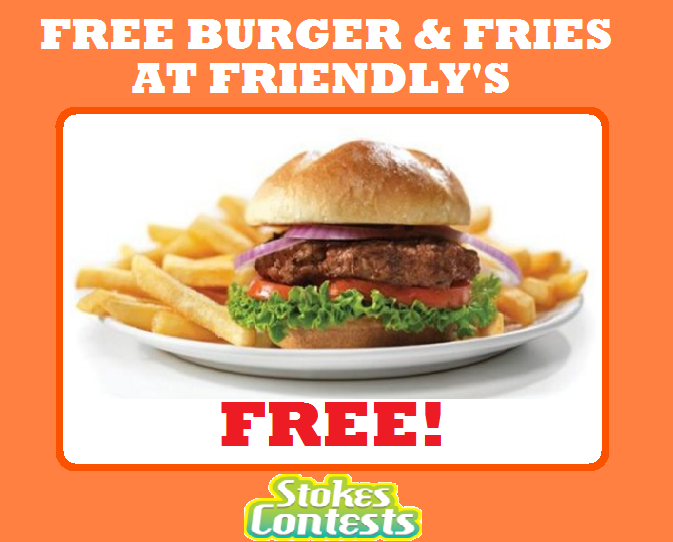 Image FREE Burger & Fries at Friendly's for Veterans TODAY ONLY!