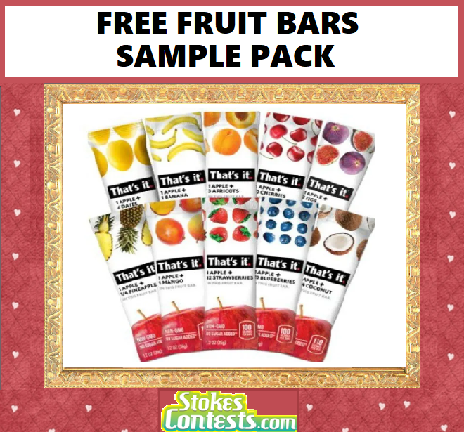 Image FREE Fruit Bars Sample Pack