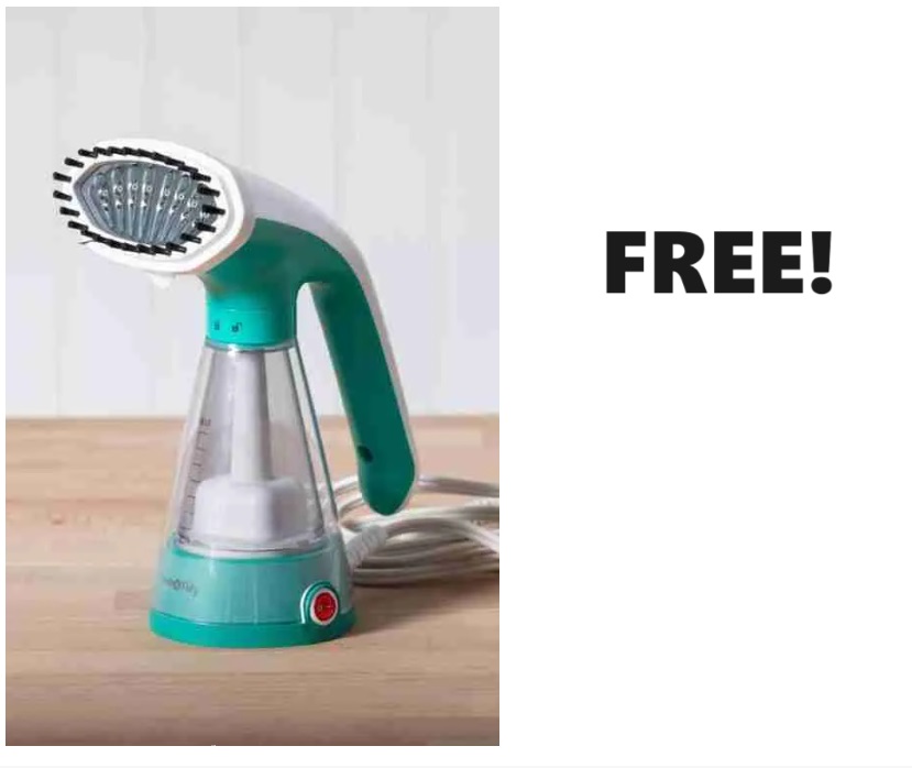 Image FREE Compact Travel Garment Steamer