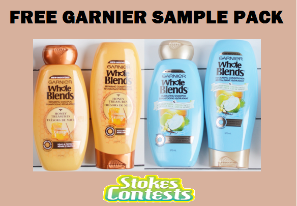 Image FREE Garnier Whole Blends Sample Pack