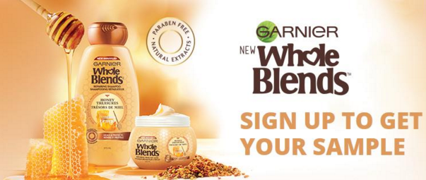 Image FREE Garnier Whole Blends Hair Care Shampoo and Conditioner