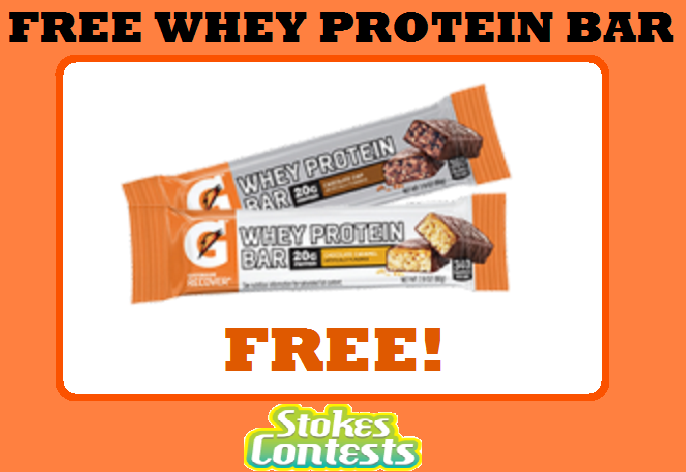 Image FREE Gatorade Recover Protein Bar TODAY ONLY!