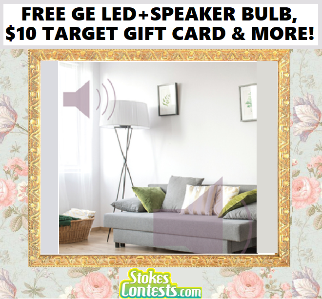 Image FREE GE LED+ Speaker Bulb, $10 Target Gift Card & MORE!