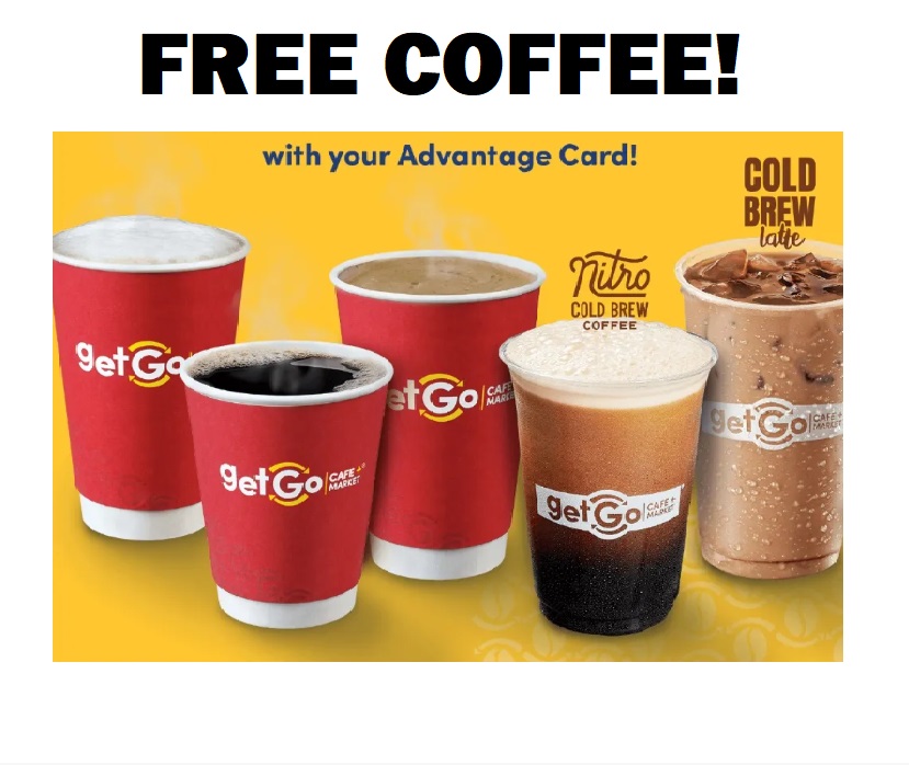 Image FREE Self-Serve Hot Or Iced Coffee Beverages In ANY Size EVERY MONDAY at GetGo