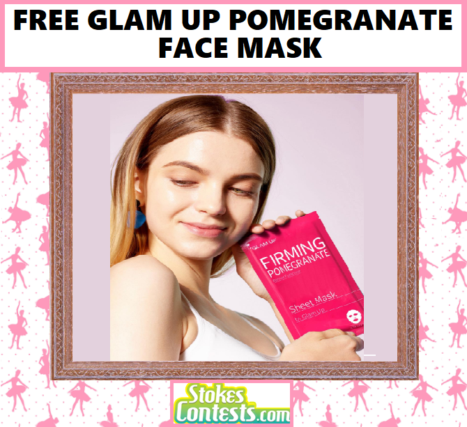 Image FREE Glam Up Pomegranate Face Mask