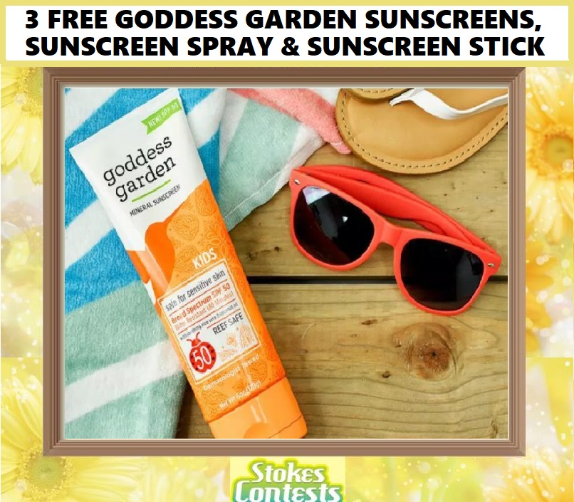 Image 3 FREE Goddess Garden Kids Sunscreens, Sunscreen Sprays, Sunscreen Stick & Hat!!