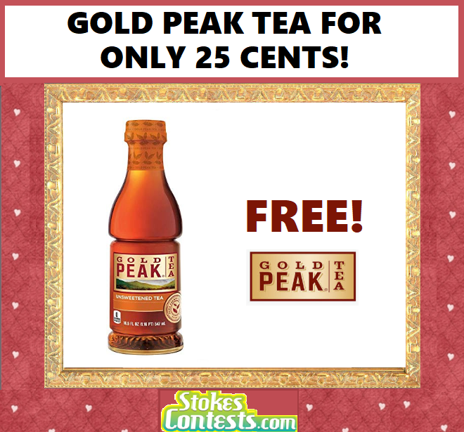 Image Gold Peak Tea For ONLY 25 CENTS!