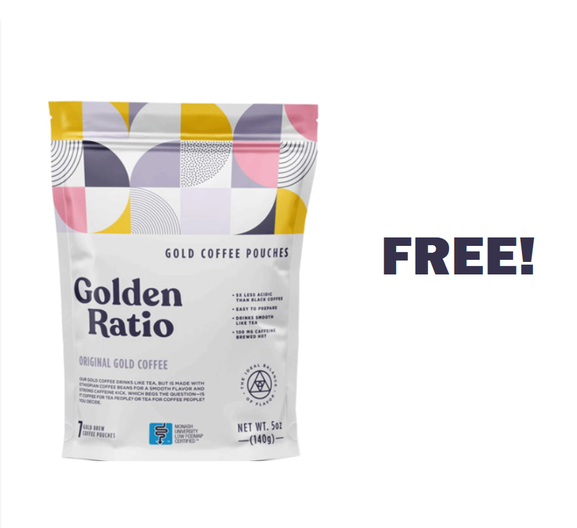 Image FREE Golden Ratio Coffee Sample Pack