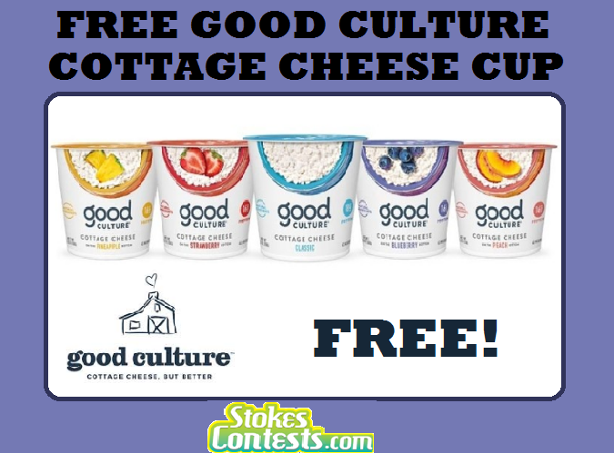 Image FREE Good Culture Cottage Cheese Cup