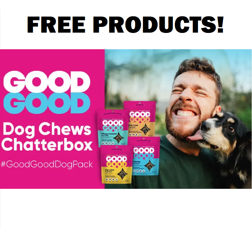 Image FREE Dog Bandana, FREE Good Good Dog Chews & MORE!