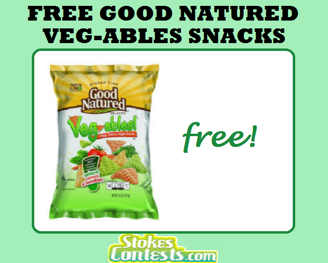 Image FREE Good Natured Veg-ables Snacks TODAY ONLY!