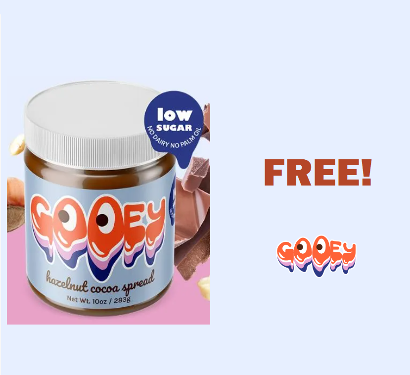 Image FREE Jar Of Gooey Hazelnut Cocoa Spread 