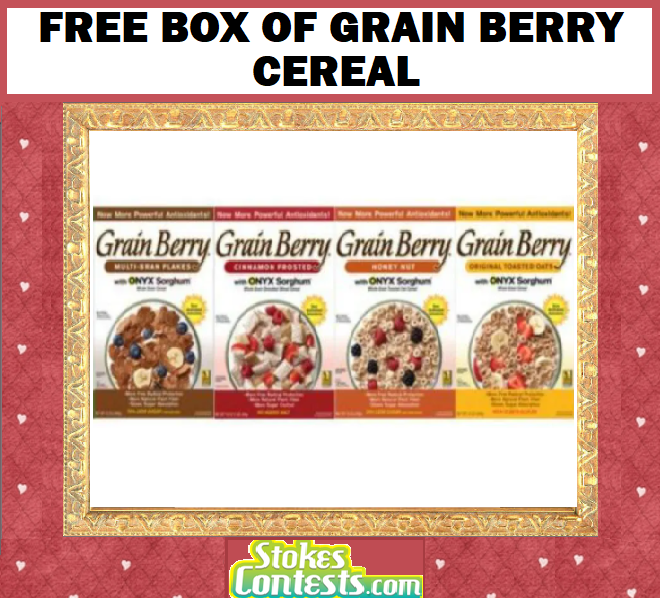 Image FREE Box Of Grain Berry Cereal