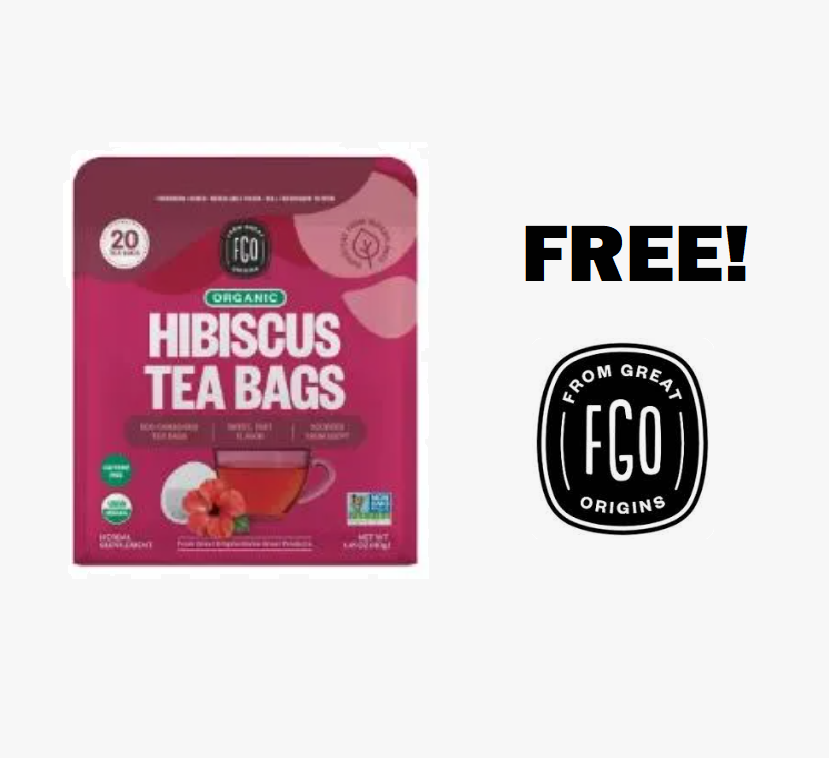 Image FREE Pouch Of Great Origins (FGO) Premium Organic Tea Bags (20-count)