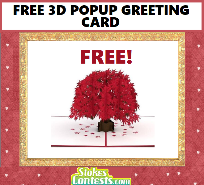 Image FREE 3D PopUp Greeting Card Sample