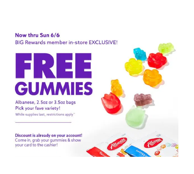 Image FREE 3 Oz. BAG of Gummies