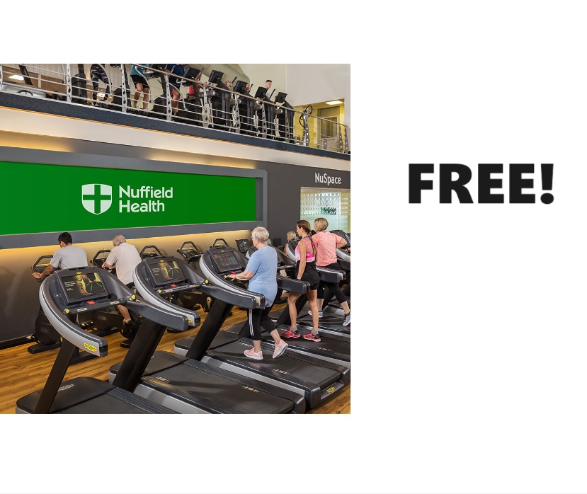 Image FREE Nuffield Health 7 Day Gym Pass