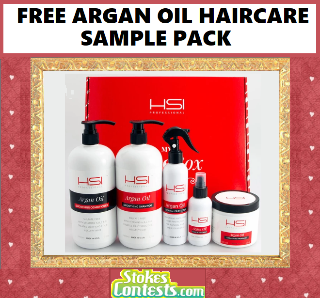 Image FREE Argan Oil Haircare Sample Pack