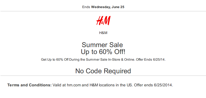 Image H&M: Up to 60% Off 