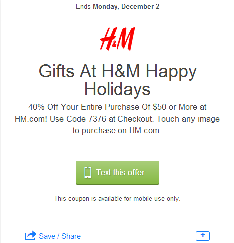 Image H&M:Gifts At H&M Happy Holidays