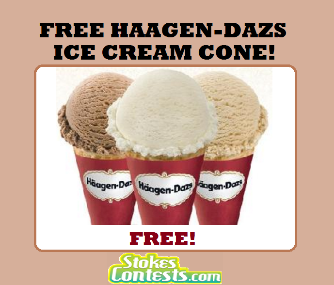 Image FREE Häagen-Dazs Ice Cream Cone