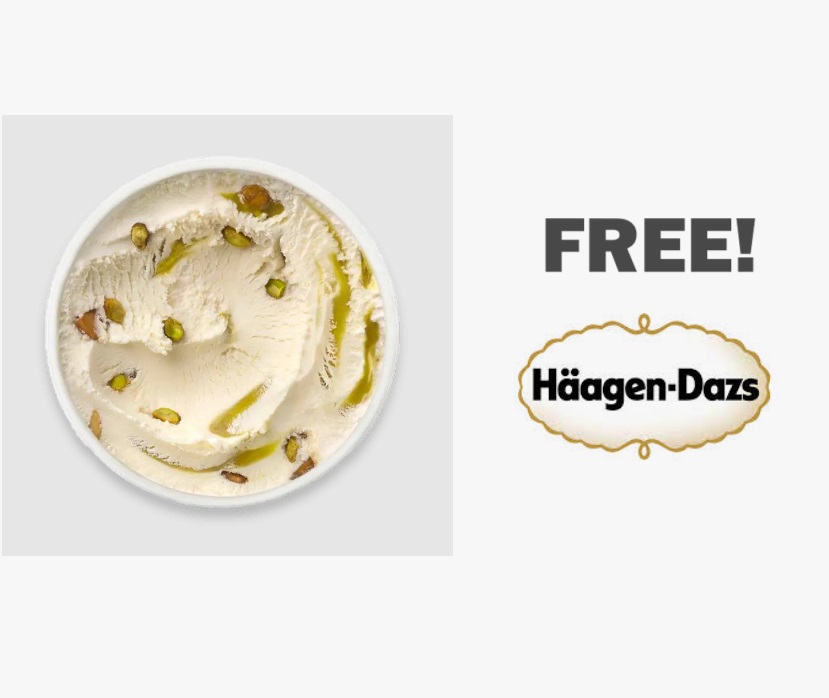 Image FREE Pistachio Ice Cream at Haagen-Dazs 