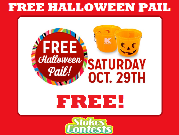 Image FREE Halloween Pail TOMORROW ONLY!