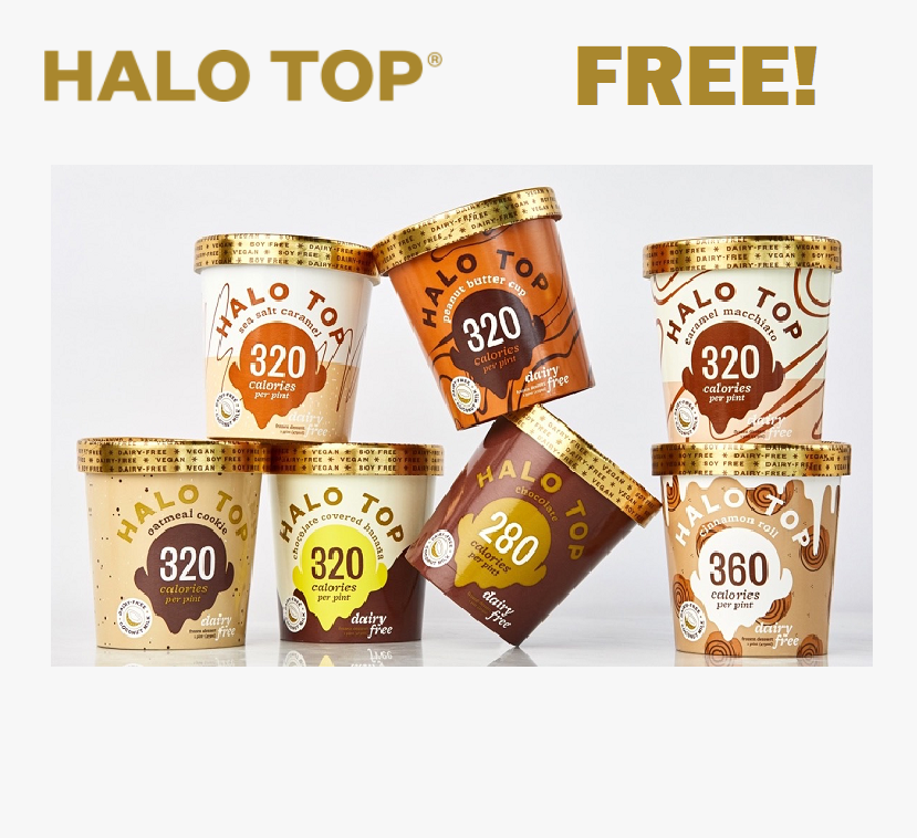 Image FREE Halo Top Ice Cream Pint