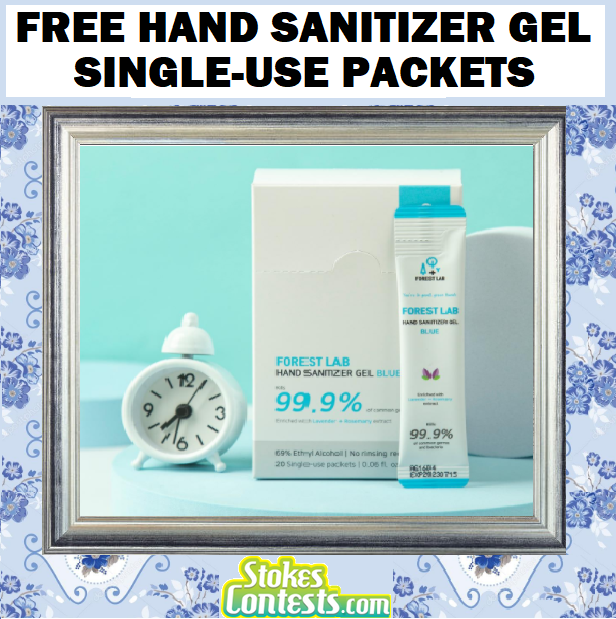 Image FREE Hand Sanitizer Gel Single-Use Packets