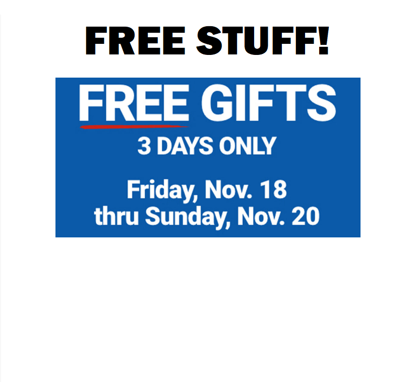 Image FREE Gifts with ANY Purchase at Harbor Freight