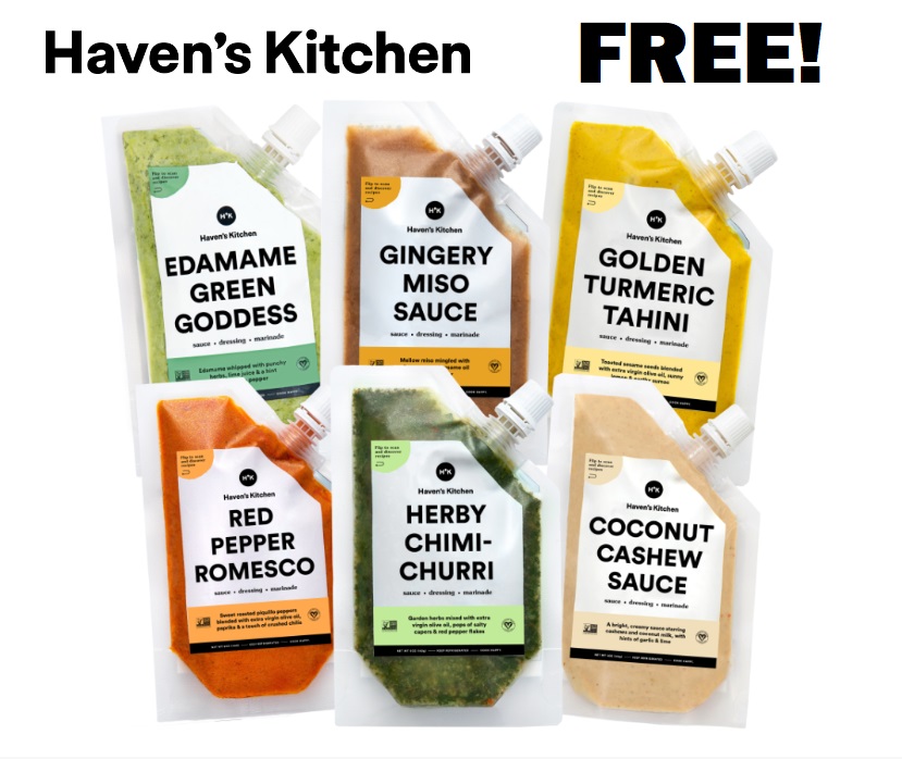 Image FREE Pouch Of Haven’s Kitchen Sauce