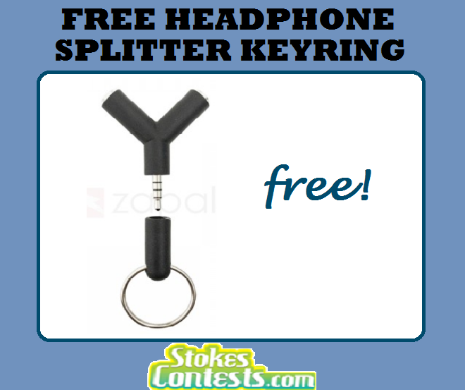 Image FREE Headphone Splitter Keyring