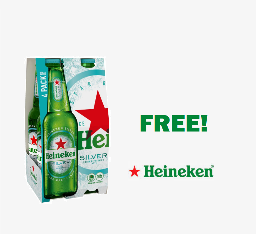 Image FREE 4 Pack of Heineken Silver 