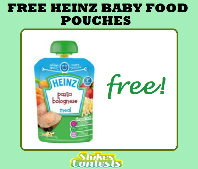 Image FREE Heinz Baby Food Pouch