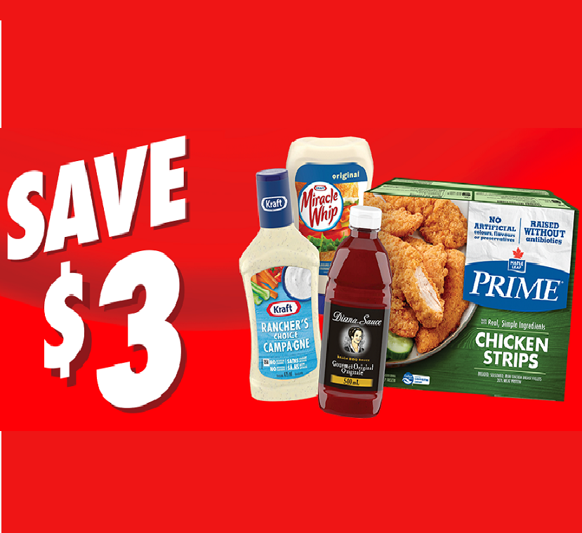 Image Save $3 When You Buy Heinz/Kraft And Maple Leaf Chicken 