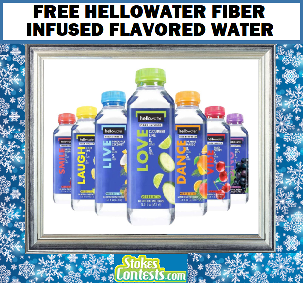 Image FREE Bottles Of Hellowater Fiber Infused Flavored Water & MORE!