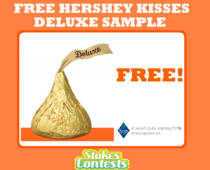 Image FREE Hershey Kisses Deluxe Sample