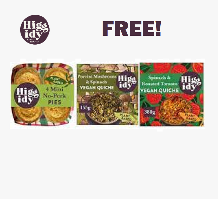 Image FREE Higgidy Vegan Pies