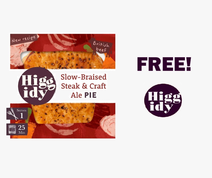 Image FREE Higgidy Steak Pie! (after rebate)