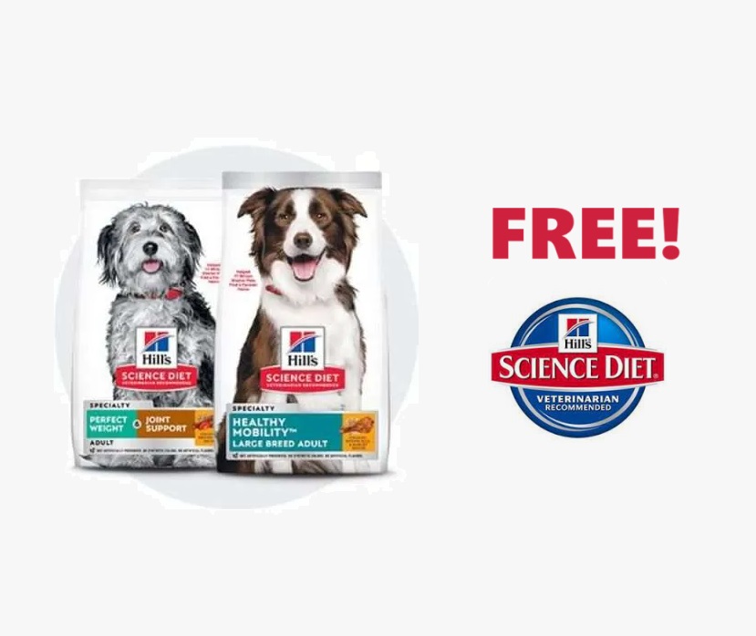 Image FREE Hill’s Science Diet Dog Food