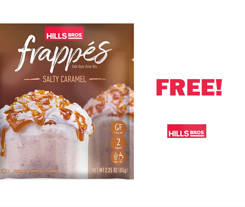 Image FREE Hills Bros Frappes Drink Mix