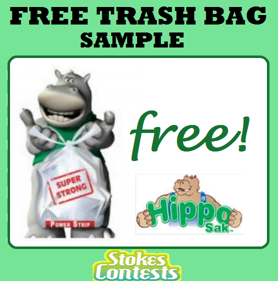 Image FREE Hippo Sak Trash Bags Sample