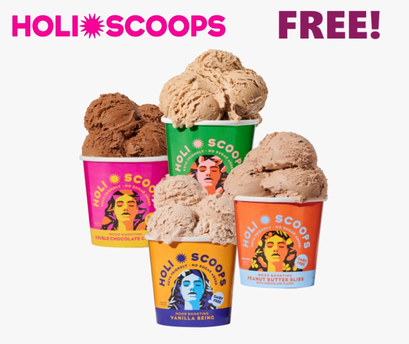 Image FREE Pint of Holi Scoops Ice Cream