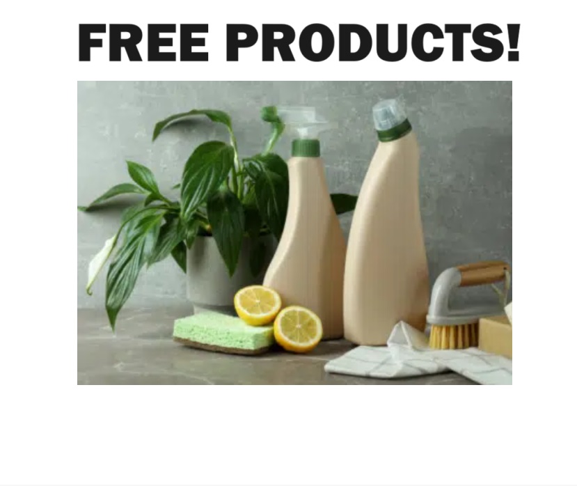 Image FREE Home Cleaning Products! (must apply)