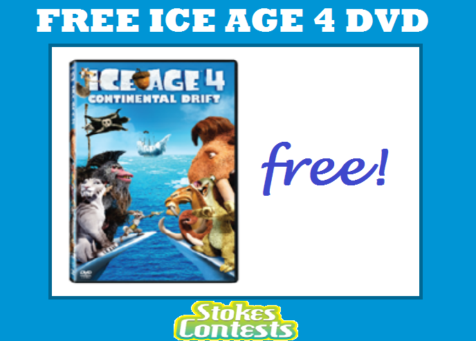 Image FREE Ice Age 4 DVD