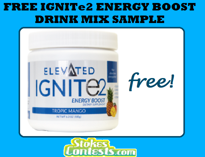 Image FREE IGNITe2 Energy Boost Drink Mix Sample